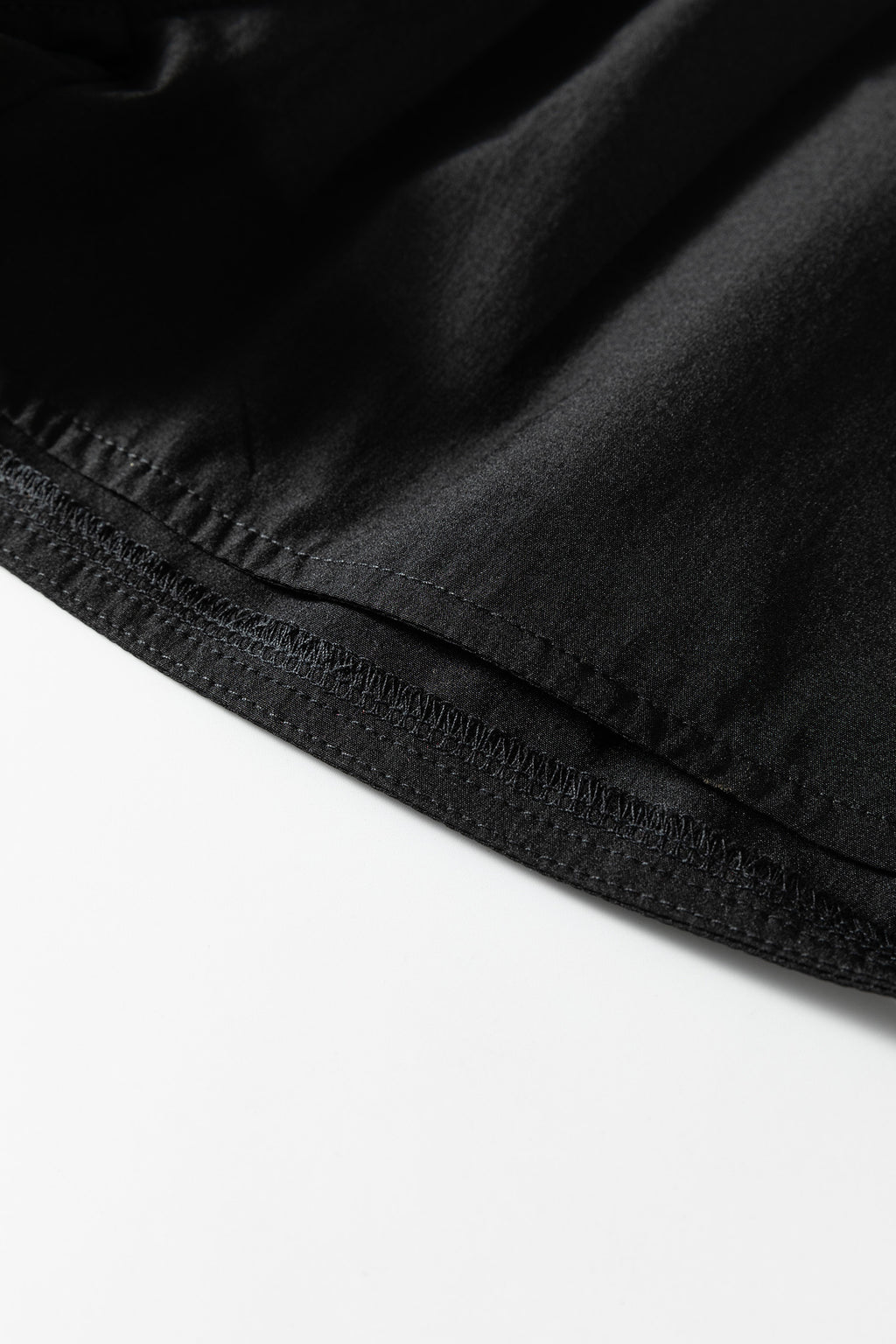 Black Elastic Waist Varsity Striped Detail Athleisure Shorts